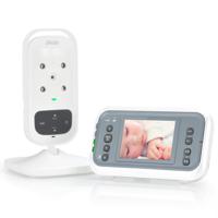 Alecto DVM-76 - Babyfoon met camera en 2.8" kleurenscherm, wit/antraciet