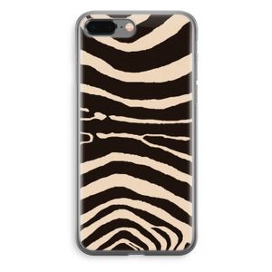 Arizona Zebra: iPhone 8 Plus Transparant Hoesje