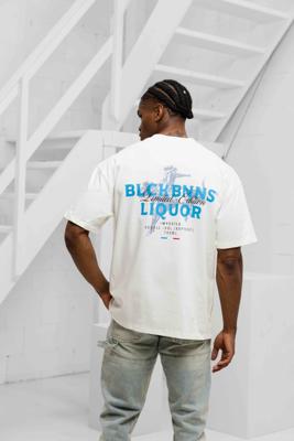 Black Bananas Liquid T-Shirt Heren Wit - Maat L - Kleur: Wit | Soccerfanshop