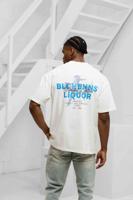 Black Bananas Liquid T-Shirt Heren Wit - Maat L - Kleur: Wit | Soccerfanshop