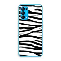 Zebra pattern: Oppo Find X3 Lite Transparant Hoesje