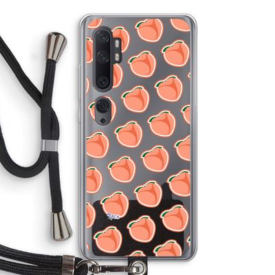 Just peachy: Xiaomi Mi Note 10 Transparant Hoesje met koord