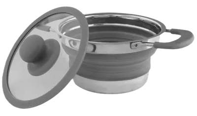 Eurotrail Opvouwbare Pan + Deksel 1L
