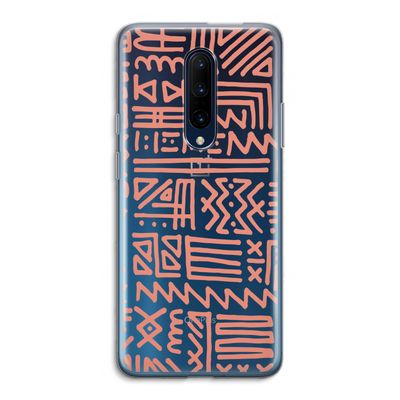 Marrakech Pink: OnePlus 7 Pro Transparant Hoesje