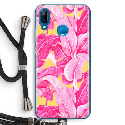 Pink Banana: Huawei P20 Lite Transparant Hoesje met koord