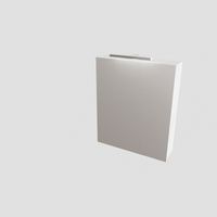 Spiegelkast BWS Valencia 60x70x16 cm met Deur Carrara Mat