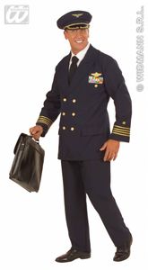 Piloot Luxe Captain Boeing Kostuum