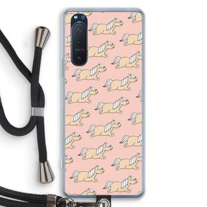 Ponys: Sony Xperia 5 II Transparant Hoesje met koord