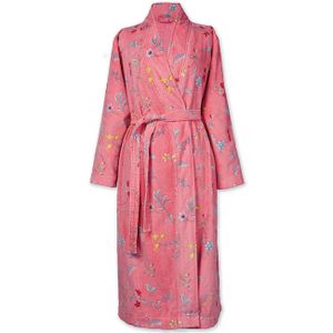 Pip Studio Badjas Les Fleurs Roze-Maat: XL