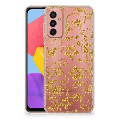 Samsung Galaxy M13 | M23 | TPU Case | Gouden Bloemen Samsung Galaxy M13 | M23 | TPU Case | Gouden Bloemen