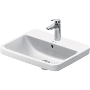 Duravit No.1 inbouwwastafel 55x43.5x17.5cm Hoogglans Wit 03555500272