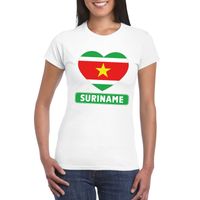 I love Suriname t-shirt wit dames 2XL  -