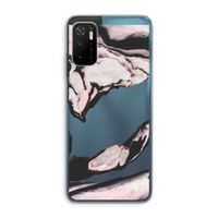 Roze stroom: Xiaomi Poco M3 Pro 5G Transparant Hoesje