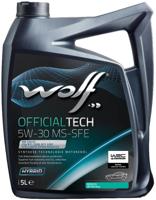 Wolf motorolie "officialtech ms-sfe" motoroil 5w30 5l off.tech ms-sfe