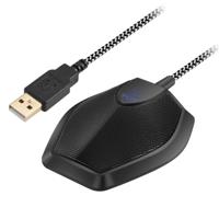 Yanmai G11 vergadering USB Computer Desktop microfoon omnidirectionele condensator Mic microfoon compatibel met PC / Mac voor de Live uitzending van