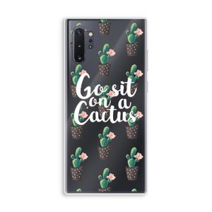 Cactus quote: Samsung Galaxy Note 10 Plus Transparant Hoesje
