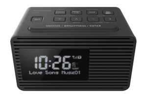 Panasonic RC-D8EG-K Wekkerradio DAB+, VHF (FM) USB Zwart