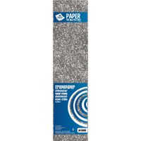 Crepe alu papier glitter zilver 150 x 50 cm knutsel materiaal