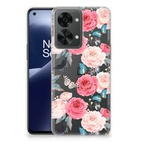 OnePlus Nord 2T TPU Case Butterfly Roses - thumbnail