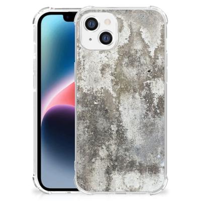 Apple iPhone 14 Plus Anti-Shock Hoesje Beton Print Apple iPhone 14 Plus Anti-Shock Hoesje Beton Print