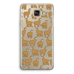 Alpacas: Samsung Galaxy A5 (2016) Transparant Hoesje