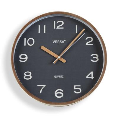Muurklok Versa Grijs Plastic Kwarts 4,3 x 30 x 30 cm