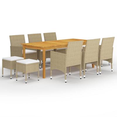 11-delige Tuinset beige