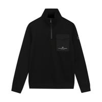 Rellix winter sweater jongens - zwart - rits, zak