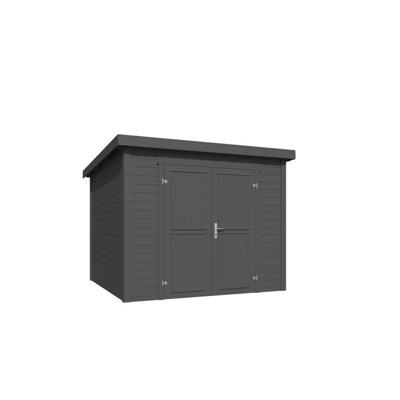 Blokhut Mila 250x250 Carbon Grey - Outdoor life