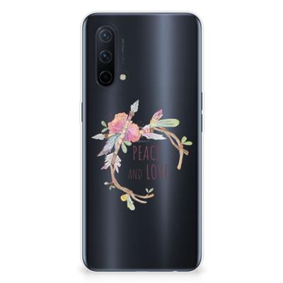 OnePlus Nord CE 5G Telefoonhoesje met Naam Boho Text OnePlus Nord CE 5G Telefoonhoesje met Naam Boho Text