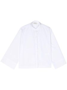 Mazzarelli chemise à col officier - Blanc