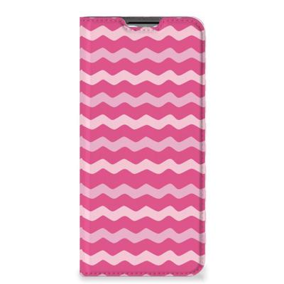 OPPO A54s | A16 | A16s | Hoesje met Magneet | Waves Pink OPPO A54s | A16 | A16s | Hoesje met Magneet | Waves Pink