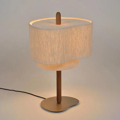 Wabi-Sabi Japanse Stoffen Staande Lamp - Minimalistische LED Vloerlamp voor Slaapkamer & Woonkamer