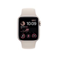 Apple Watch SE GPS 40MM Starlight Alu - Starlight sport band - thumbnail