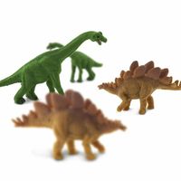 Safari Dinosaurussen speelset 2,5 cm groen 192-delig - thumbnail