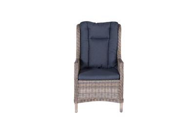 Osborne verstelbare fauteuil havana sand 6,5 mm reflex black - Garden impressions