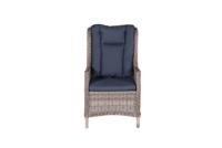 Osborne verstelbare fauteuil havana sand 6,5 mm reflex black - Garden impressions