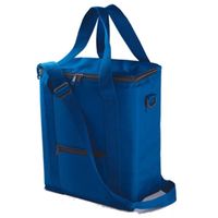 Hoge flessen koelbox/koeltas blauw 18 liter - Koeltas - thumbnail