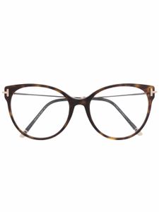 TOM FORD Eyewear lunettes de vue à monture oversize - Marron