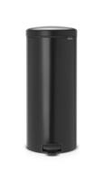 Brabantia newIcon pedaalemmer 30 liter met kunststof binnenemmer - Matt Black - thumbnail