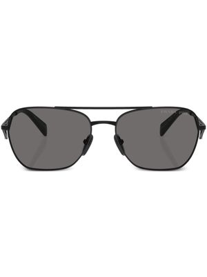 Prada Eyewear lunettes de soleil à monture pilote - Noir