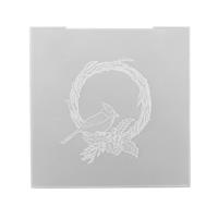 Nellie's Choice • 3d embossing folder kerstvogel 15x15cm