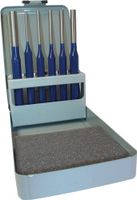 Promat Set drevels | 6 delig 3-4-5-6-8-10 mm | metalen cassette - 4000812364 4000812364