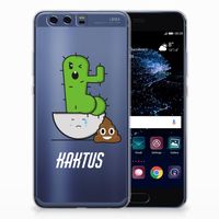 Huawei P10 Plus Telefoonhoesje met Naam Cactus Poo - thumbnail