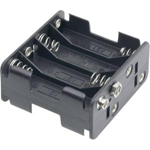 Goobay 12470 Batterijhouder Aantal cellen: 8 AA (penlite) Drukknopaansluiting (l x b x h) 63 x 58 x 29.5 mm