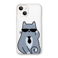 Cool cat: iPhone 13 mini Transparant Hoesje