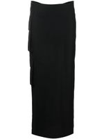 Aya Muse Stok cargo-pocket maxi skirt - Noir - thumbnail