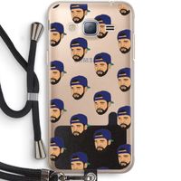 Drake Away: Samsung Galaxy J3 (2016) Transparant Hoesje met koord