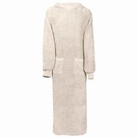 VidaXL Deken hoodie kinn crème xxl katoen