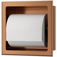 Xellanz Rocko Toiletrolhouder zonder Klep - Inbouw - Brons Koper Xellanz Rocko Toiletrolhouder zonder Klep - Inbouw - Brons Koper